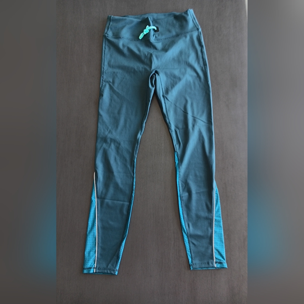 Fabletics Teal Performance Leggings - image 2